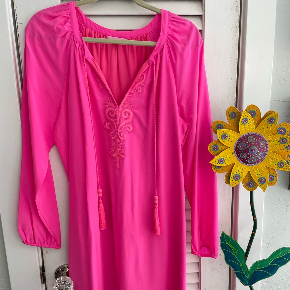 Lilly Pulitzer silk midi dress
